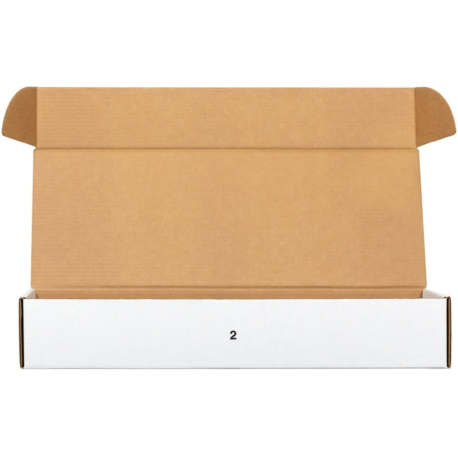 Internal Dimensions: 9" Width x 24" Depth x 4" Height - External Dimensions: 9.3" Width x 25" Depth x 4.1" Height - 650 lb - Flip Top Closure - Light Duty - Stackable - White, Blue - For File, Check, Deposit Slip - Recycled - 12 / Carton