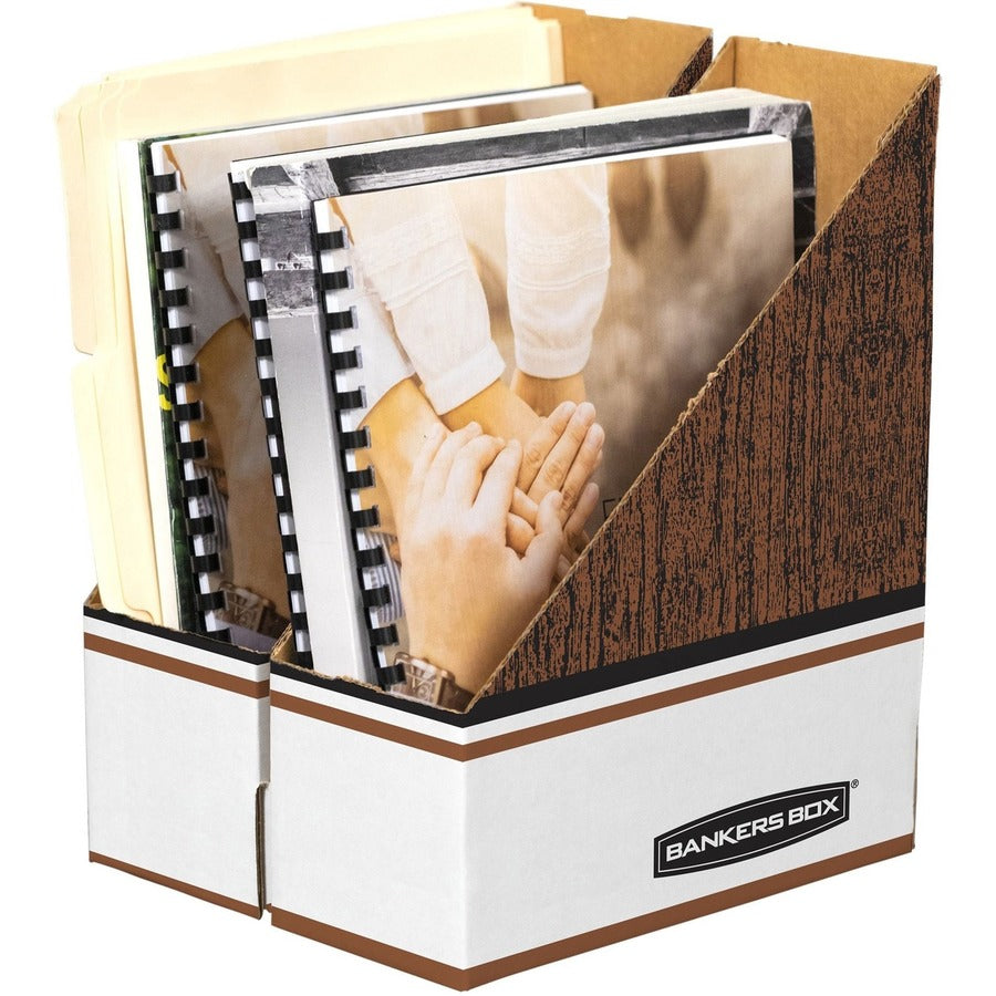 Wood Grain, White - Cardboard - 12 / Carton