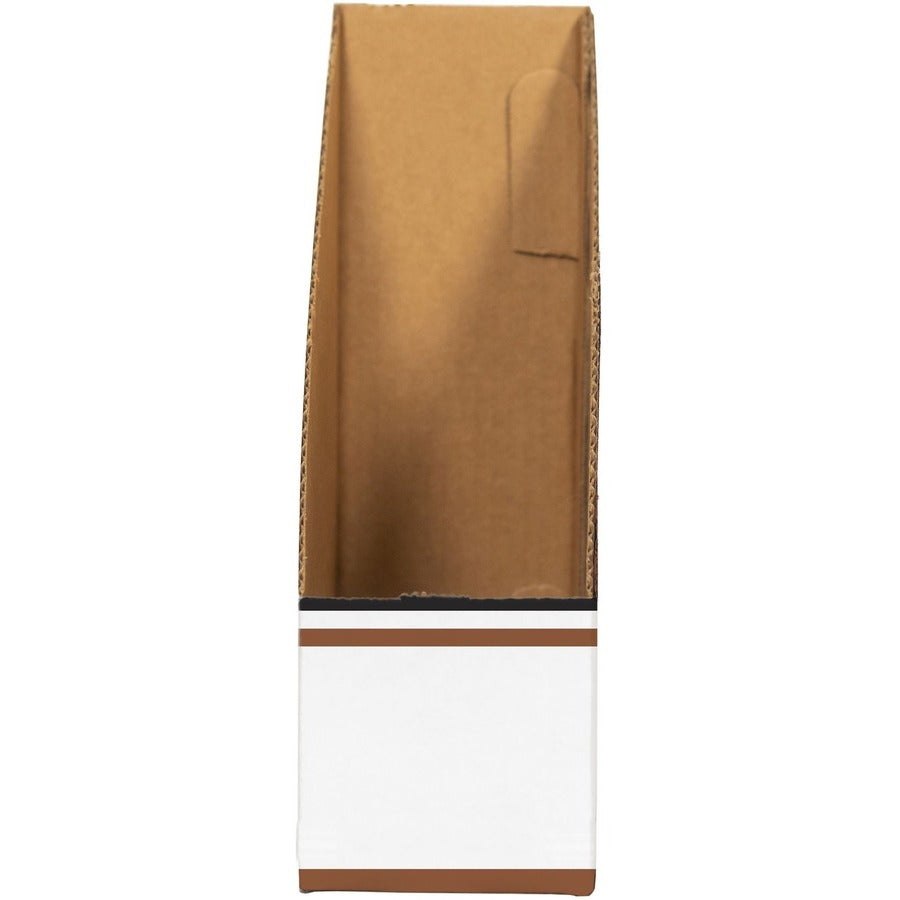 Wood Grain, White - Cardboard - 12 / Carton