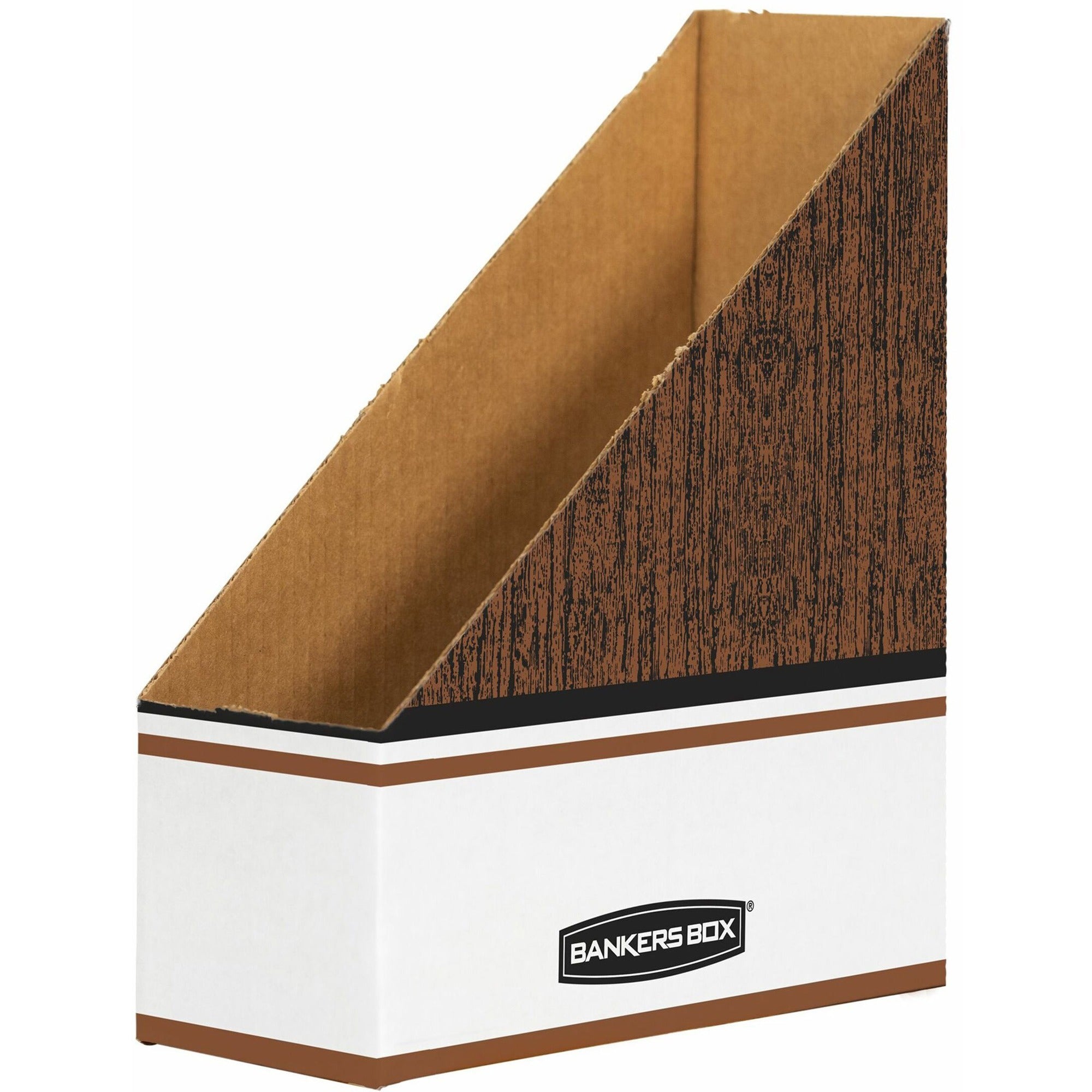 Wood Grain, White - Cardboard - 12 / Carton