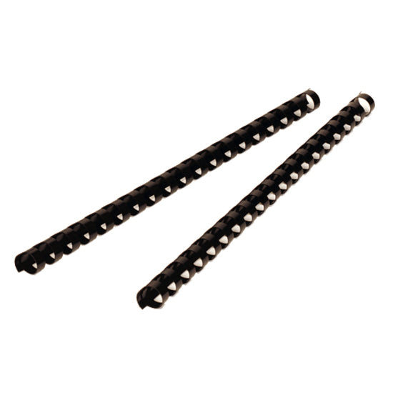 0.3" Height x 10.8" Width x 0.3" Depth - 0.25" Maximum Capacity - 20 x Sheet Capacity - For Letter 8 1/2" x 11" Sheet - 19 x Rings - Round - Black - Plastic - 1 Pack