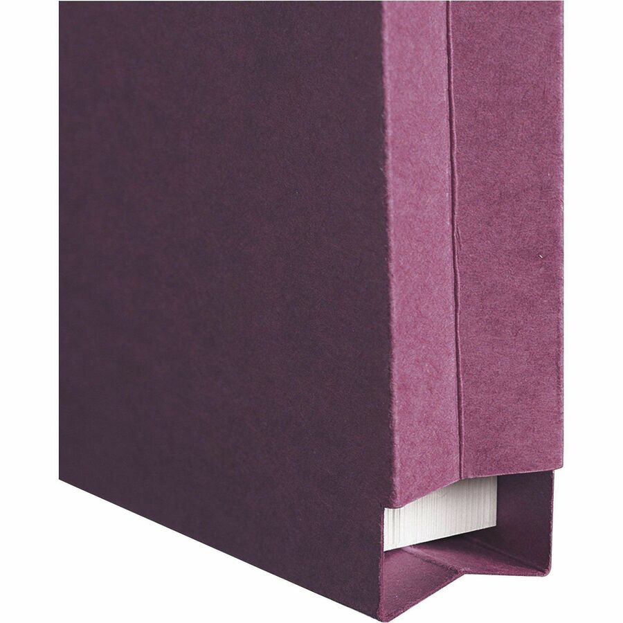 8 1/2" x 11" - 1" Expansion - 11 pt. - Assorted - Unpunched - 10% Recycled - 5 / Pack