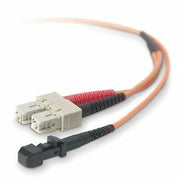 Belkin Multimode Duplex Fiber Patch Cable, SC-MTRJ - 6.56 ft Fiber Optic Network Cable for Network Device - First End: 1 x MT-RJ Network - Male - Second End: 2 x SC/PC Network - Male - Patch Cable - Duplex - Orange - 1 Each