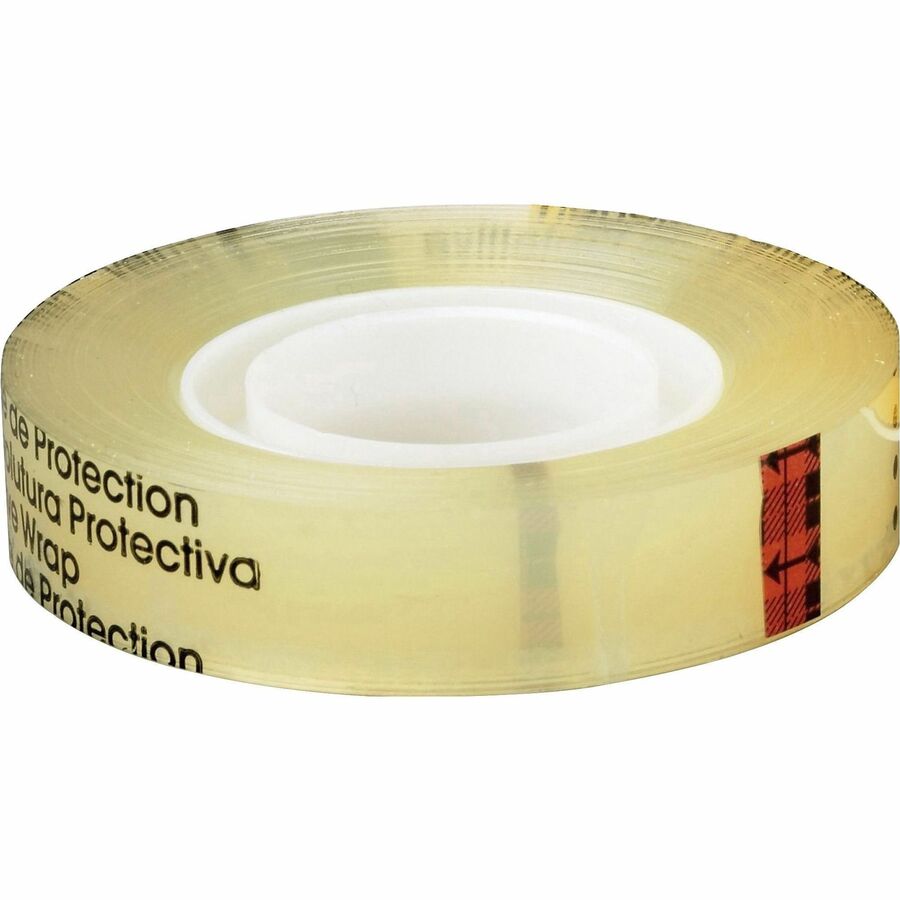 Scotch Permanent Double-Sided Tape - 1/2"W - 25 yd Length x 0.50" Width - 1" Core - Clear - Permanent Adhesive Backing - Long Lasting - For Splicing, Mounting, Attaching - 1 Roll