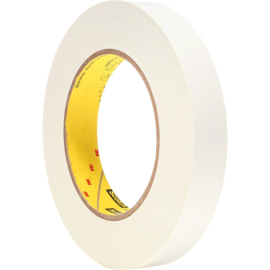 Scotch Flatback Write-On Paper Tape - 20 yd Length x 0.75" Width - 3" Core - White - Paper - 6.70 mil - Rubber Backing - For Shelf Labeling - 1 Roll