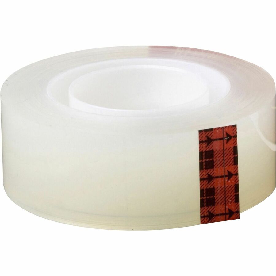 72 yd Length x 1" Width - 3" Core - Clear - Stain Resistant, Moisture Resistant, Long Lasting - For Multipurpose, Mending, Packing, Label Protection, Wrapping - 1 Roll
