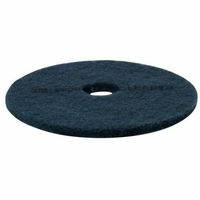 3M Blue Cleaner Pad 5300 - 17" Diameter - Scrubbing - Polyester Fiber, Nylon - Blue - 5 / Carton