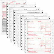 TOPS Carbonless Standard W-2 Tax Forms - 6 Part - Carbonless Copy - 5.50" x 8.50" Sheet Size - White Sheet(s) - 24 / Pack