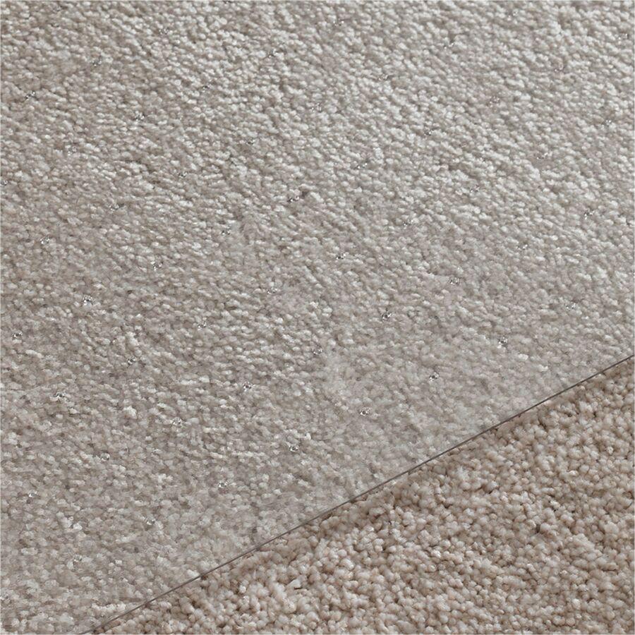 Floortex Polycarbonate Contoured Chair Mat for Carpets up to 1/2" - 39 x 49"