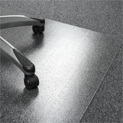 Home, Office, Carpeted Floor, Floor, Carpet - 47" Length x 35" Width x 0.085" Depth x 0.090" Thickness - Rectangular - Polycarbonate - Clear - 1 Each - TAA Compliant