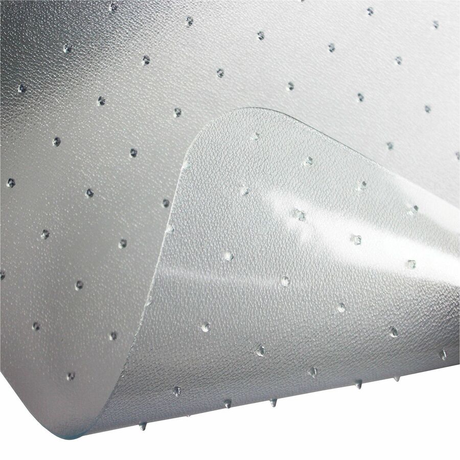 Home, Office, Carpeted Floor, Floor, Carpet - 47" Length x 35" Width x 0.085" Depth x 0.090" Thickness - Rectangular - Polycarbonate - Clear - 1 Each - TAA Compliant
