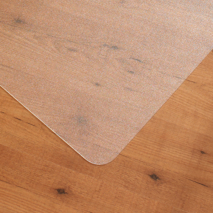 Home, Office, Hardwood Floor, Floor, Hard Floor - 60" Length x 48" Width x 0.075" Depth x 0.075" Thickness - Rectangular - Polycarbonate - Clear - 1 Each - TAA Compliant
