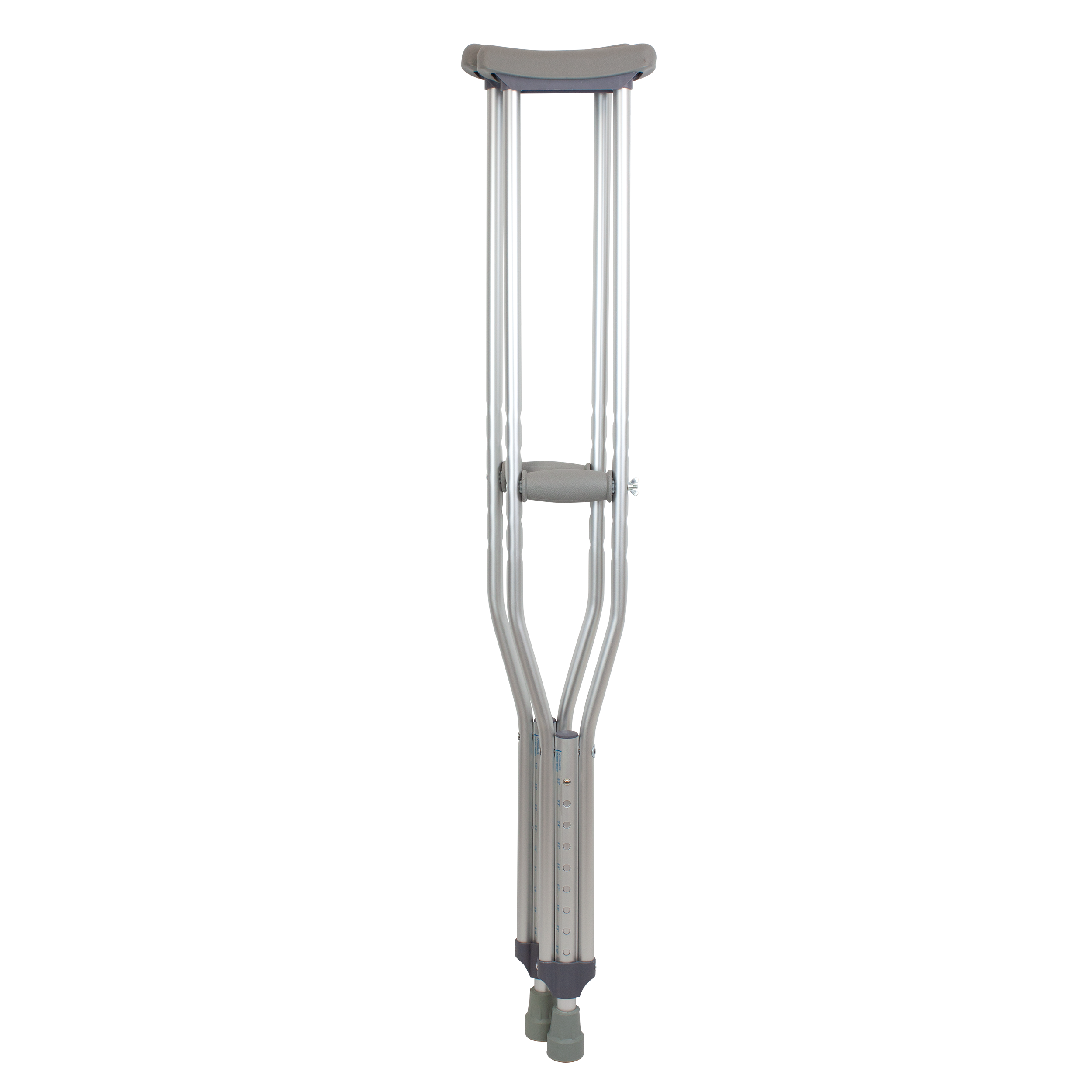 Aluminum Crutches, Multi Packaging, Adult - 1 pair per Box/8 Boxes per Case