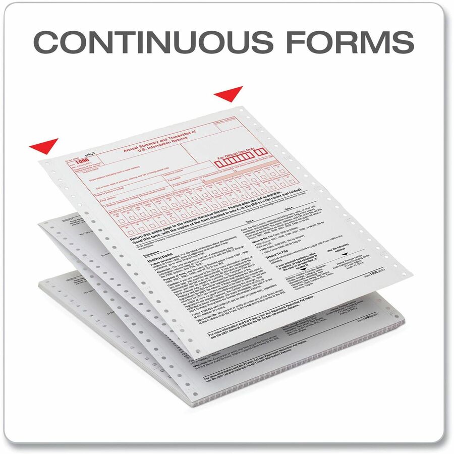 2 Part - Carbonless Copy - 8.50" x 11" Sheet Size - White - White Sheet(s) - 10 / Pack