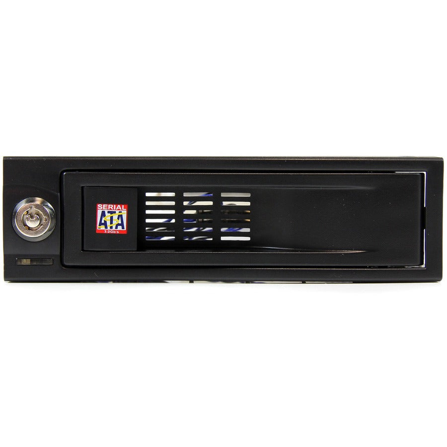 StarTech.com HSB100SATBK Drive Bay Adapter for 5.25" SATA/600 - Serial ATA/600 Host Interface Internal - Black