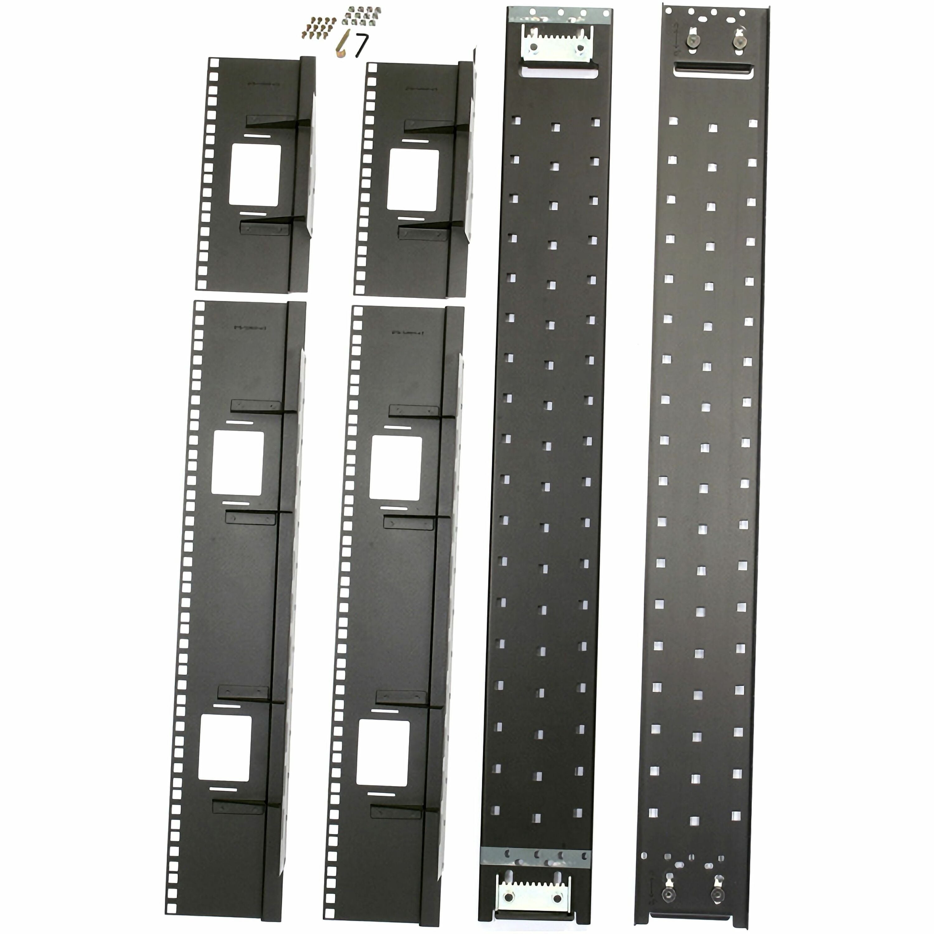 APC by Schneider Electric NetShelter SX Mounting Rail Kit - Black