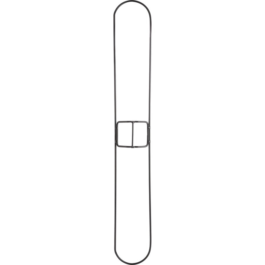 Genuine Joe Clip-On 36" Dust Mop Frame - 360&deg; Swivel, Rust Resistant, Chrome Plated, Reinforced - Chrome - Steel - 1 Each