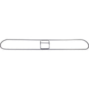 Genuine Joe Clip-On 36" Dust Mop Frame - 360&deg; Swivel, Rust Resistant, Chrome Plated, Reinforced - Chrome - Steel - 1 Each