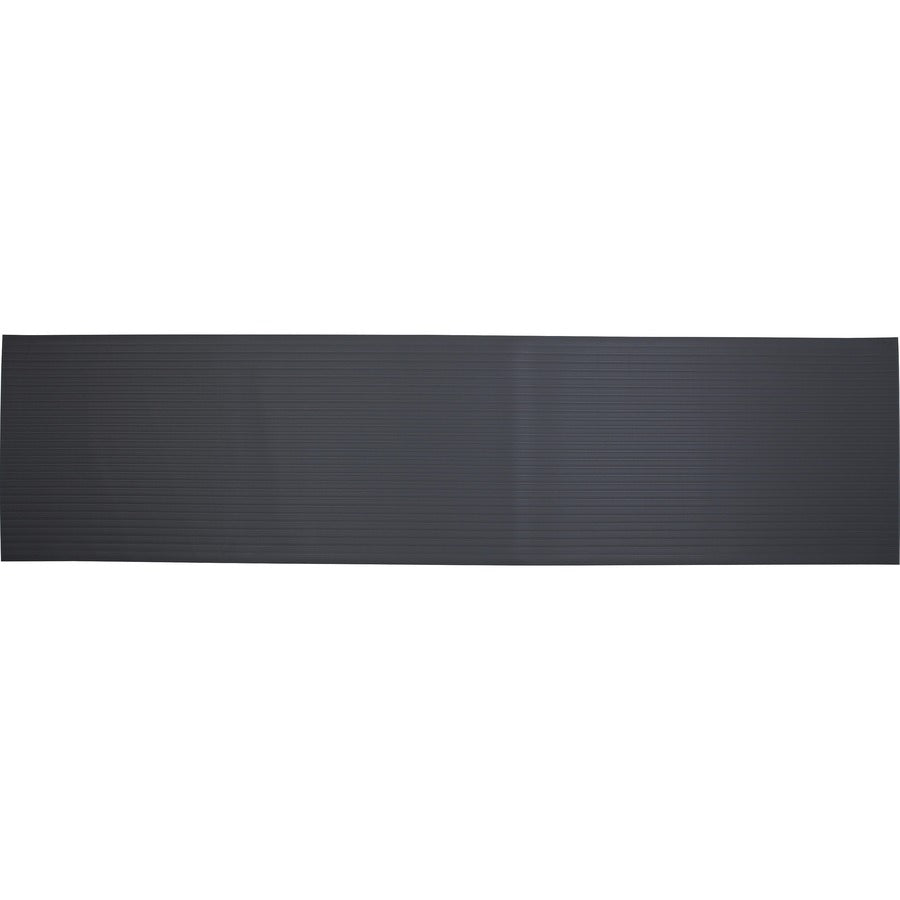 Genuine Joe Air Step Anti-Fatigue Mat - Warehouse - 36" Length x 24" Width x 0.375" Thickness - Vinyl, Vinyl Foam - Black - 1 Each