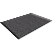Genuine Joe Soft Step Vinyl Anti-Fatigue Mats - Warehouse - 36" Length x 24" Width x 0.375" Thickness - Vinyl - Black - 1 Each