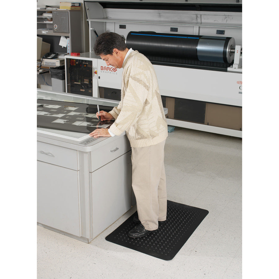Genuine Joe Flex Step Rubber Anti-Fatigue Mats