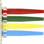 IMC-DIP Exam Room Status Signal Flags - 7.8" Length x 7.3" Width - Plastic - Red, Green, Yellow, Blue