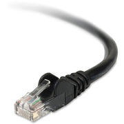Belkin RJ45 Category 6 Snagless Patch Cable - 5 ft Category 6 Network Cable - First End: 1 x Male - Second End: 1 x RJ-45 - Male - Patch Cable - Black - 1 Each