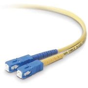 Belkin Singlemode Duplex Fiber Patch Cable SC - SC - 3.28 ft Fiber Optic Network Cable for Network Device - First End: 2 x SC/PC Network - Male - Second End: 2 x SC/PC Network - Male - Patch Cable - Duplex - 8.3/125 &micro;m - Yellow - 1 Each