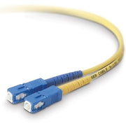 Belkin Singlemode Duplex Fiber Patch Cable SC - SC - 32.81 ft Fiber Optic Network Cable for Network Device - First End: 2 x SC/PC Network - Male - Second End: 2 x SC/PC Network - Male - Patch Cable - Duplex - 8.3/125 &micro;m - Yellow - 1 Each