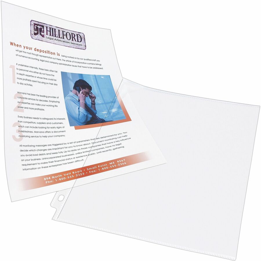 Avery&reg; Side Insert Sheet Protectors