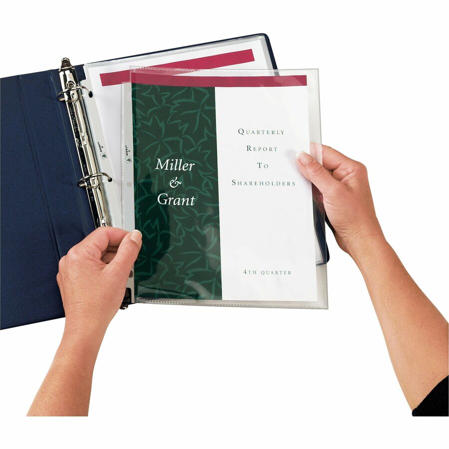 Avery&reg; Side Insert Sheet Protectors