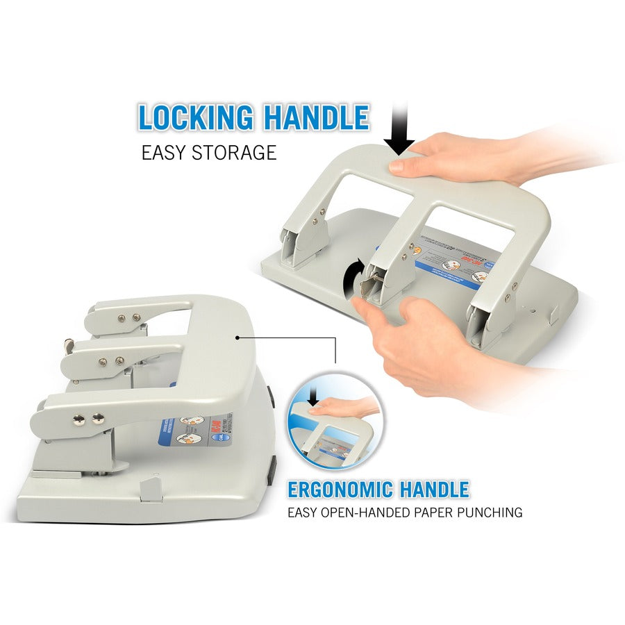 CARL Heavy-duty 3-Hole Punch with Tray
