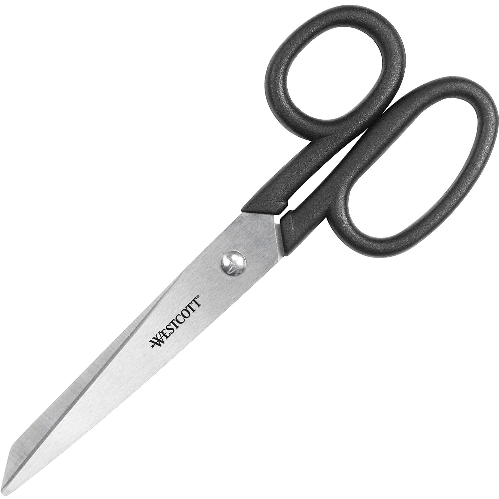 3.31" Cutting Length - 7" Overall Length - Stainless Steel - Straight Tip - Black - 1 Each