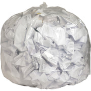 Genuine Joe Clear Trash Can Liners - 56 gal Capacity - 48" Length x 43" Width x 0.80 mil (20 Micron) Thickness - Low Density - Clear - Film - Multipurpose - Recycled - 100/Box - 1 Carton