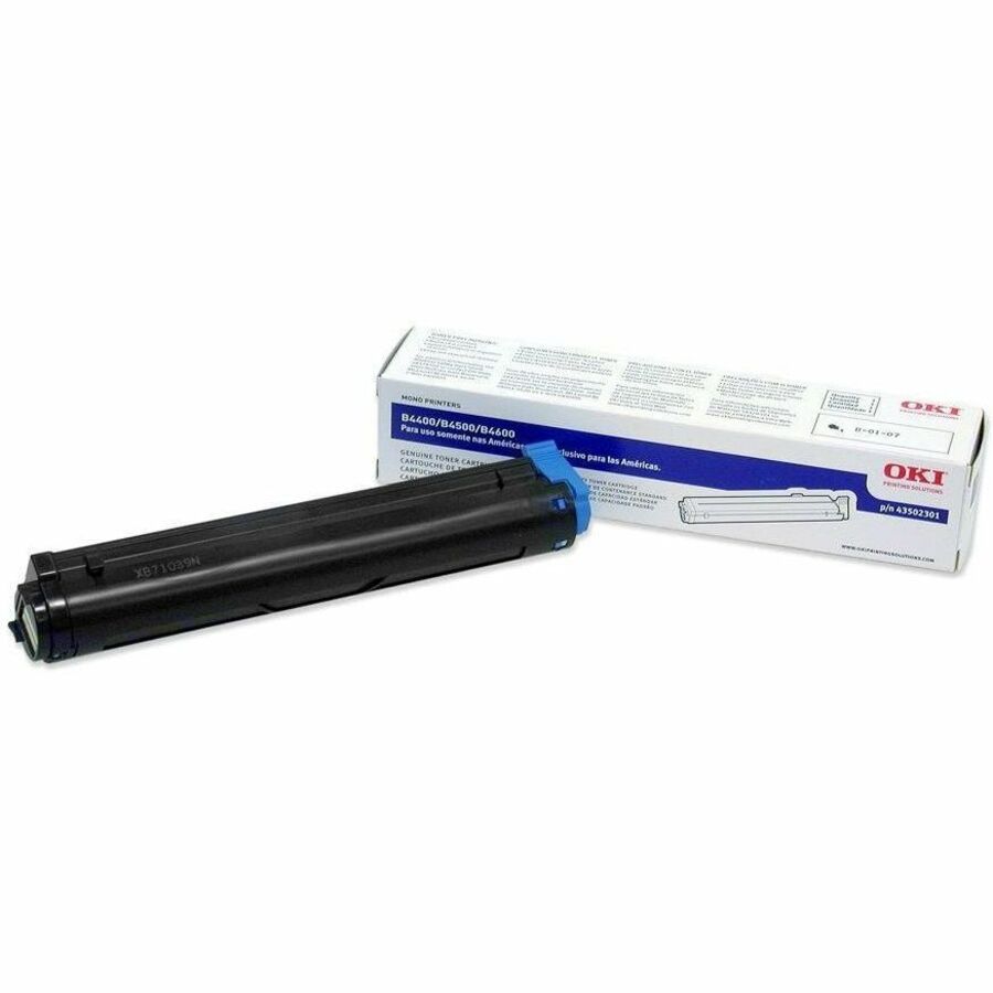 Oki Original LED Toner Cartridge, Black, 1 Each, 3000 Page Yield