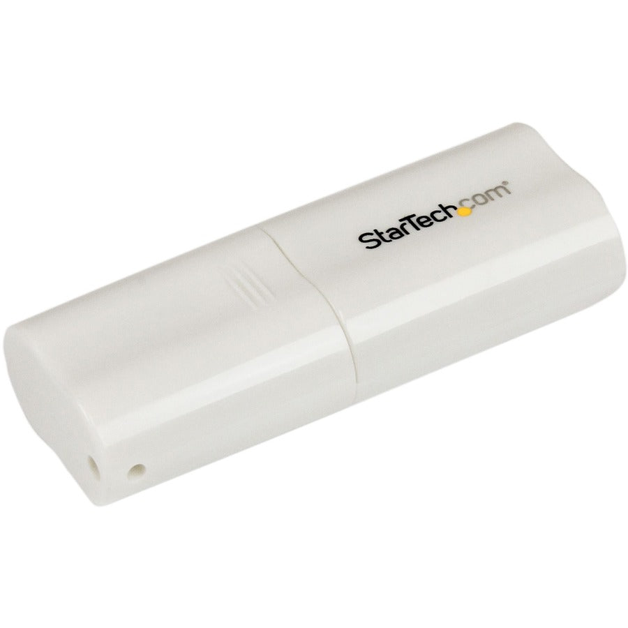 StarTech.com USB 2.0 to External Stereo Audio Adapter - 1 x Type A USB 2.0 USB Male - 1 x Mini-phone Audio In Female, 1 x Mini-phone Audio Out Female - White - 1 Each - TAA Compliant
