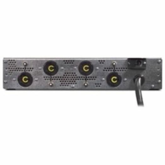 APC by Schneider Electric Step-Down Rack-mountable Transformer, 5000 VA, 208 V Input, 120 V Output, 2U, 4 NEMA L5-20R Outlets, 1 Each