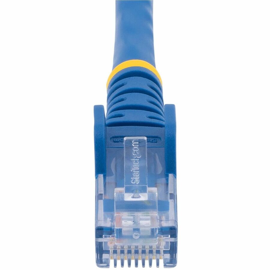 StarTech.com Cat. 6 Patch Cable, 50 ft, RJ-45 Male/Male, 10 Gbit/s, 24 AWG, Gold Plated Contacts, Blue, 1 Each
