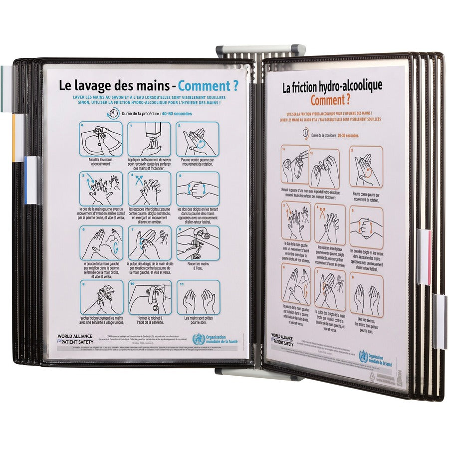 Support Letter 8.50" x 11" Media - Clear, Black - Metal - 1 Each