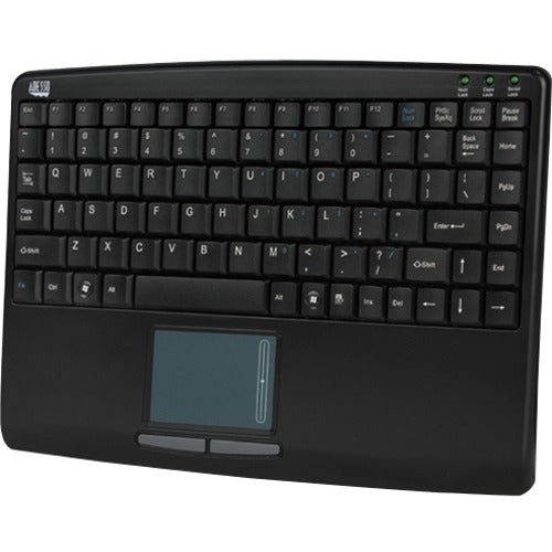 Adesso Mini Touchpad Keyboard (Black, USB)