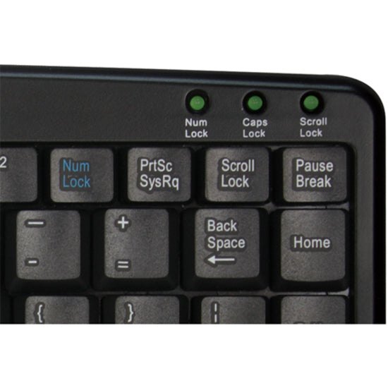Adesso Mini Touchpad Keyboard (Black, USB)