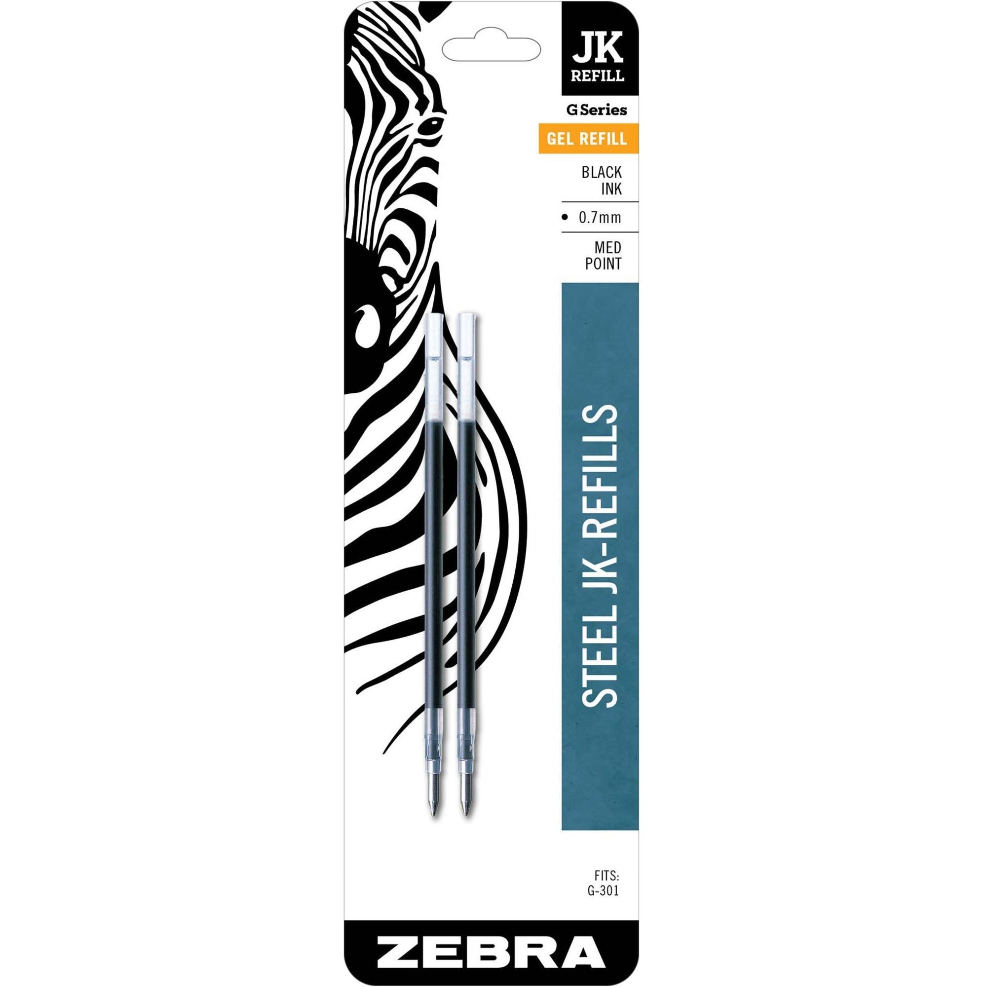 0.70 mm , Medium Point - Black Ink - Acid-free - 2 / Pack