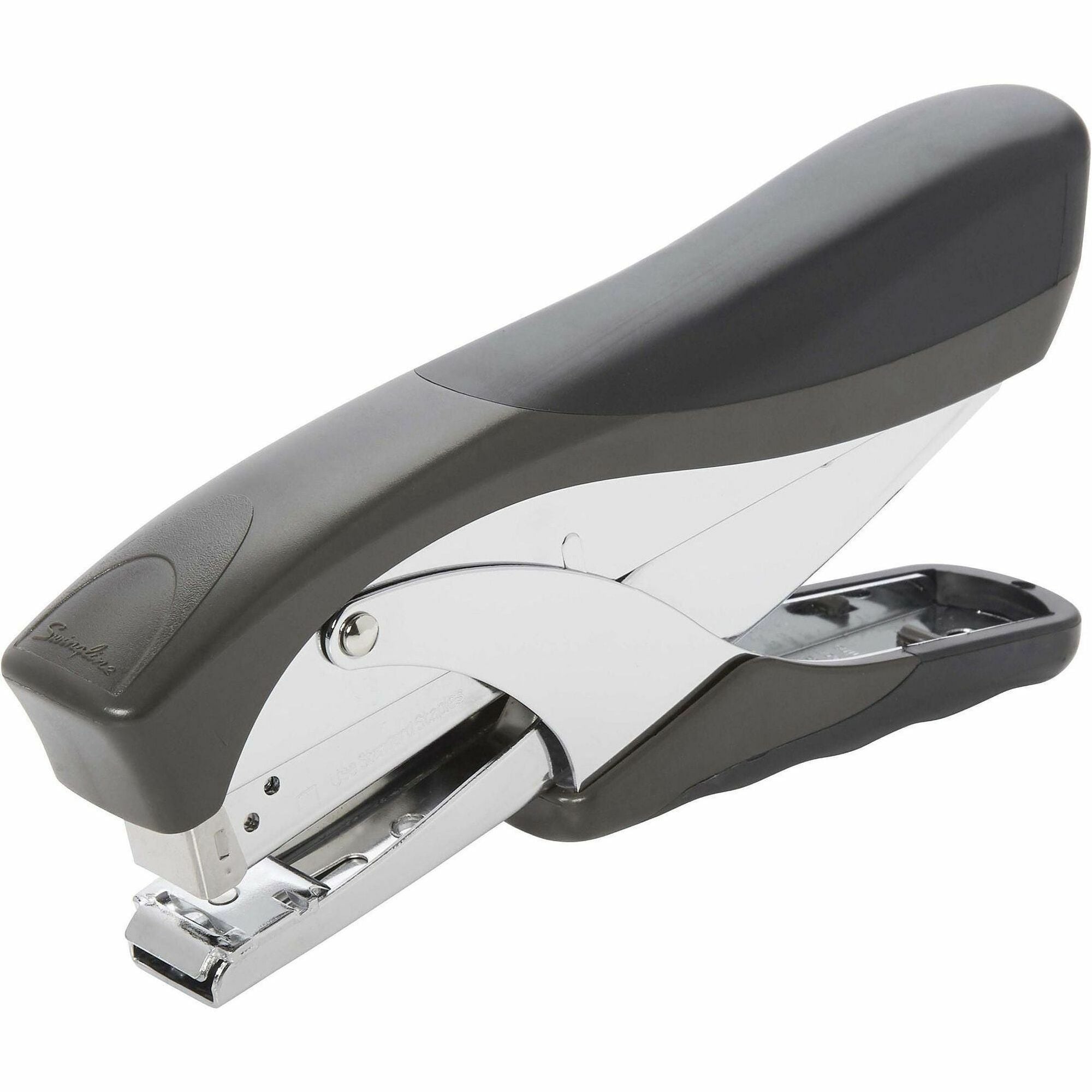 Staples Upto 20 Sheet of 20lb Paper - Holds Upto 210 Staple - Full Strip - Staple Size: 0.25" - Top Loading - Black - Metal - 1 Each