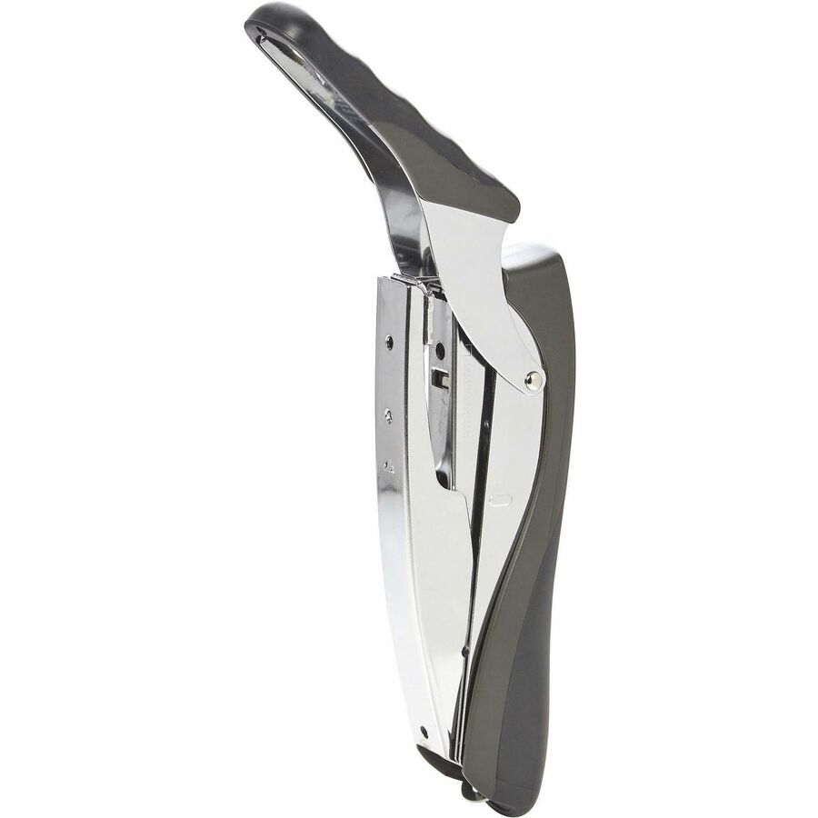 Staples Upto 20 Sheet of 20lb Paper - Holds Upto 210 Staple - Full Strip - Staple Size: 0.25" - Top Loading - Black - Metal - 1 Each