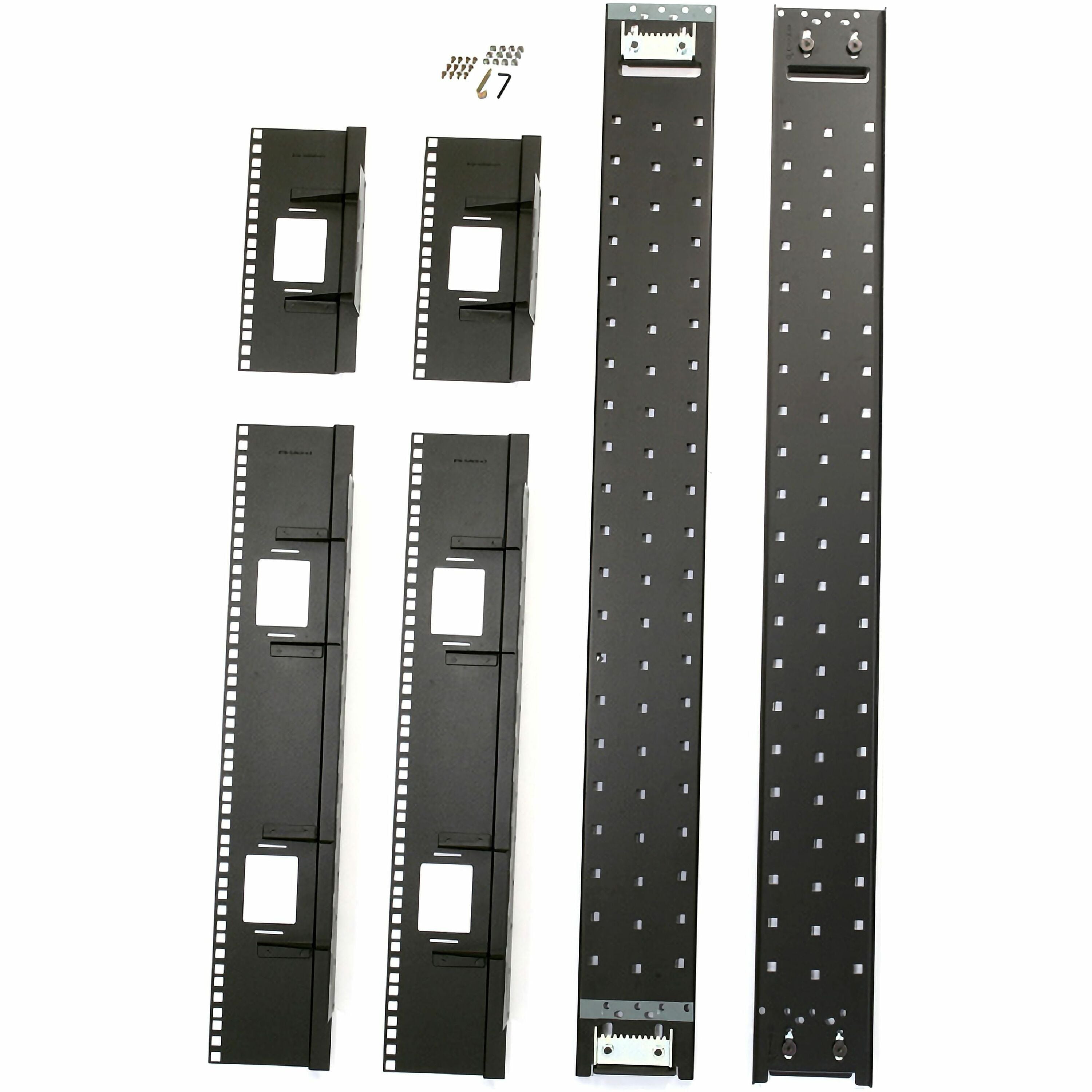 APC by Schneider Electric Wide Recessed Rail Kit, Black, 1 Each