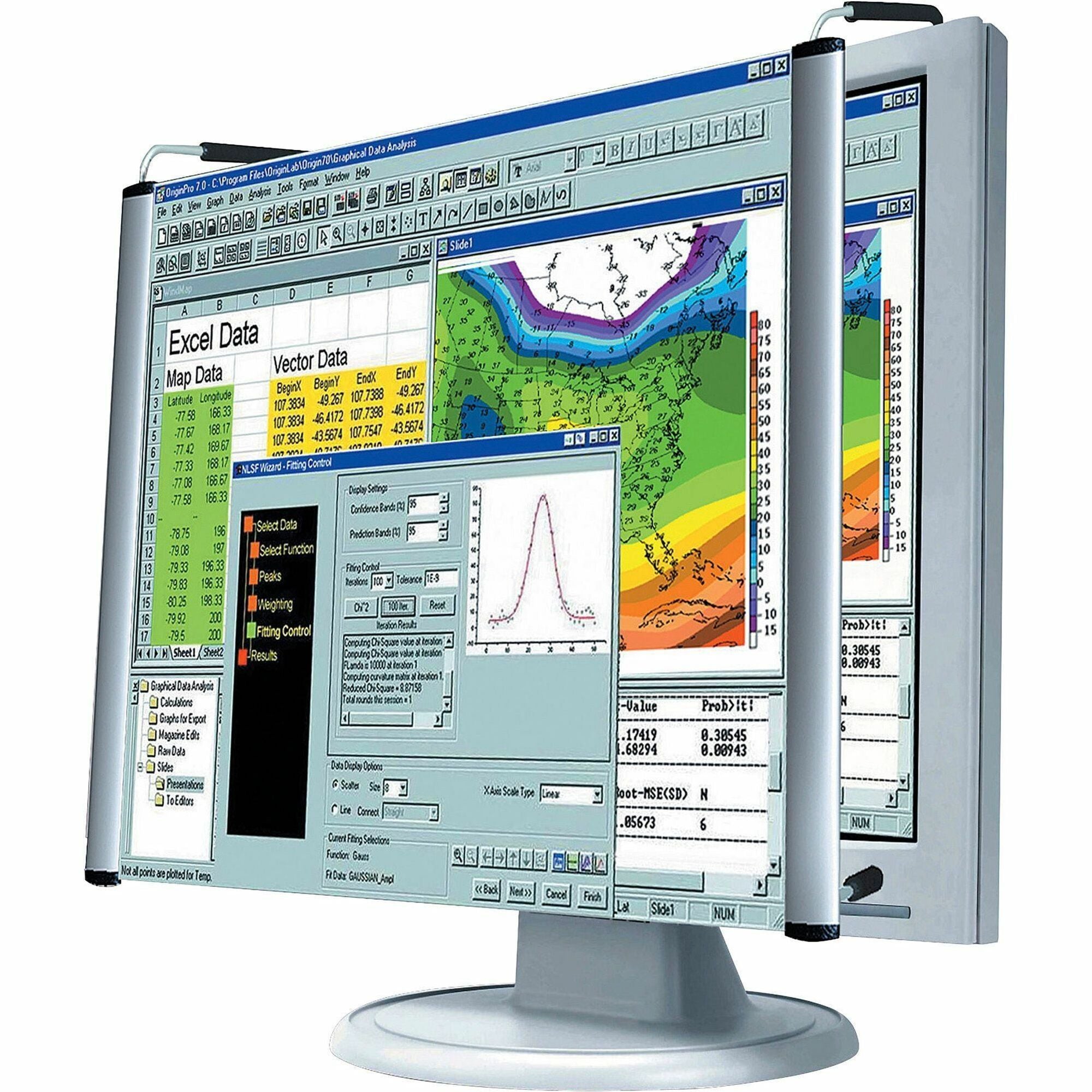 Kantek MaxView Monitor Magnifier Silver