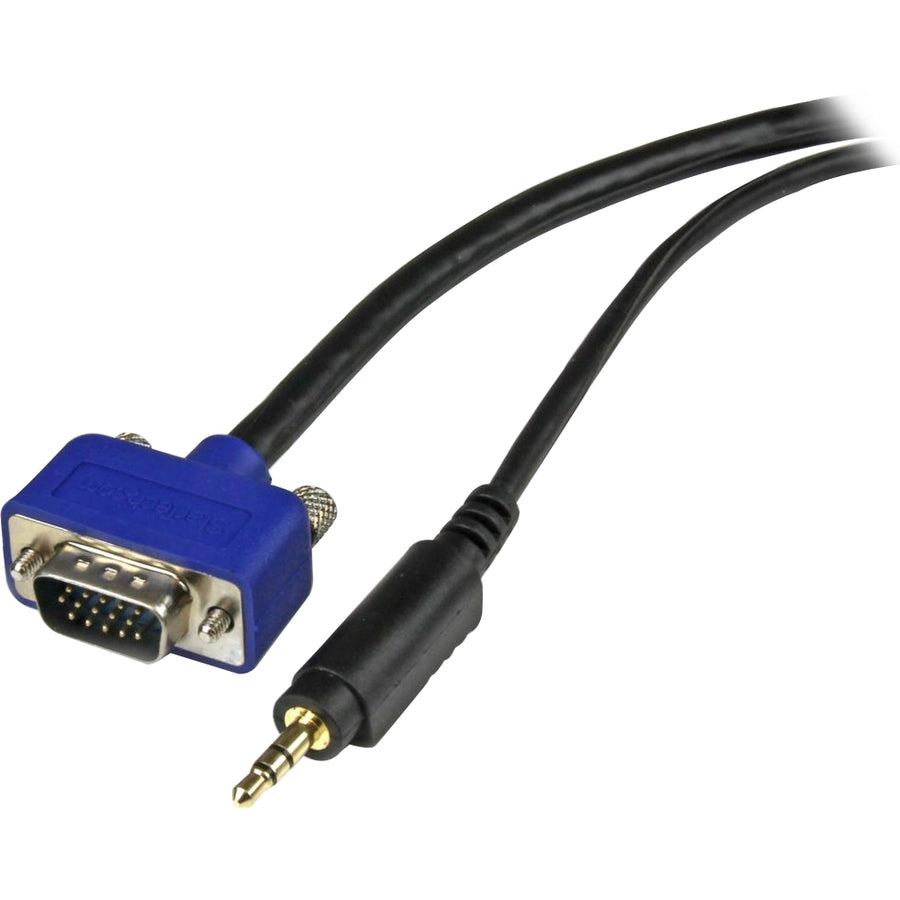 StarTech.com 6 ft High Res Monitor VGA Cable with Audio