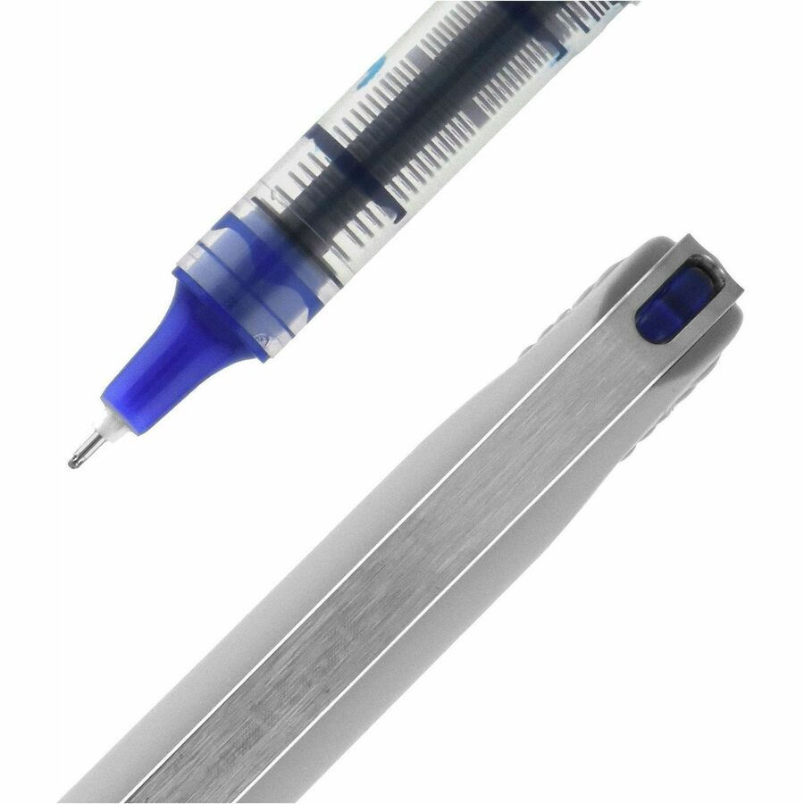 uniball™ Vision Needle Rollerball Pens - 0.7 mm Fine Pen Point - Blue Ink - Liquid - 1 Dozen