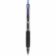 uniball™ 207 Needle Gel Pens - 0.7 mm Medium Needle Pen Point - Retractable - Blue Ink - Blue Barrel - 1 Dozen