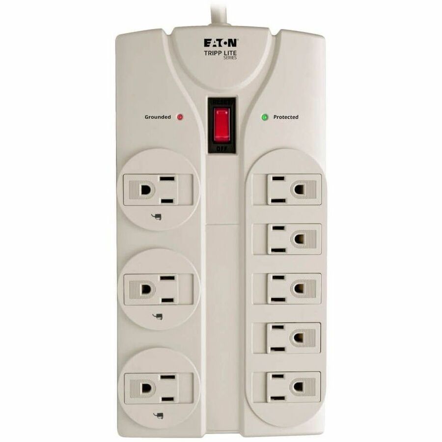 Light Gray - NEMA 5-15P - 8 x NEMA 5-15R - 1800 VA - 1440 J - 120 V AC Input - 120 V AC Output - 25 ft